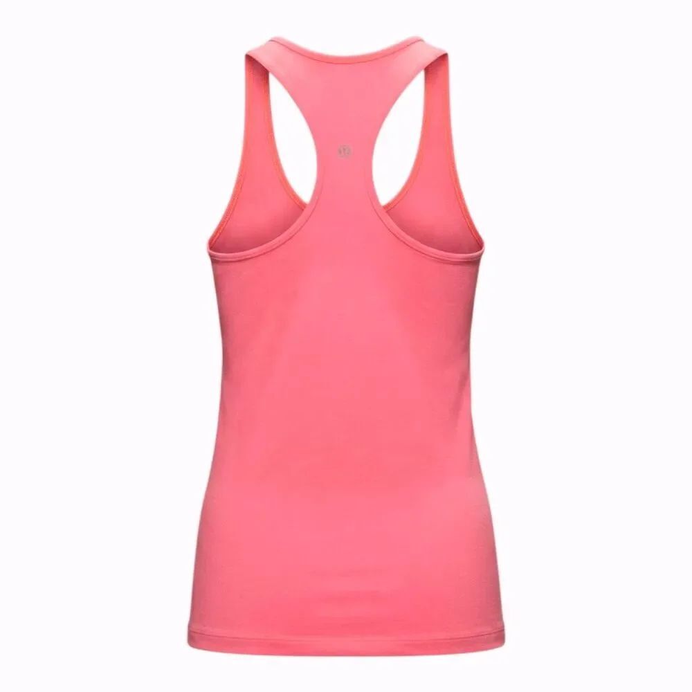 LULULEMON ATHLETICA Cool Racerback Tank In Grapefruit Size 6 - Picture 4 of 4